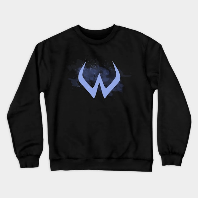 Widowmaker Watercolor Emblem Crewneck Sweatshirt by daniellecaliforniaa